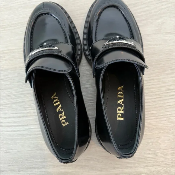 Never worn Authentic black Prada loafers size 36 - Picture 6 of 8